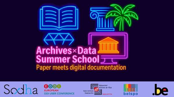 Archives x Data: SODHA Summer school 