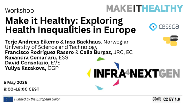 I4NG Make it Healthy: Exploring health inequalities in Europe