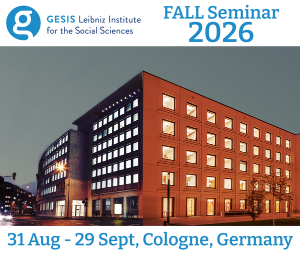 GESIS Fall Seminar in Computational Social Science