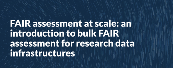 FAIR assessment at scale: an introduction to bulk FAIR assessment for research data infrastructures 