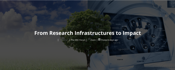 ERIC Forum: From Research Infrastructures to Impact