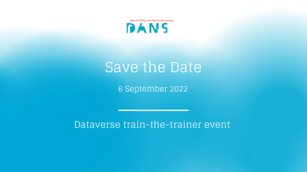 Dataverse train-the-trainer event in September 