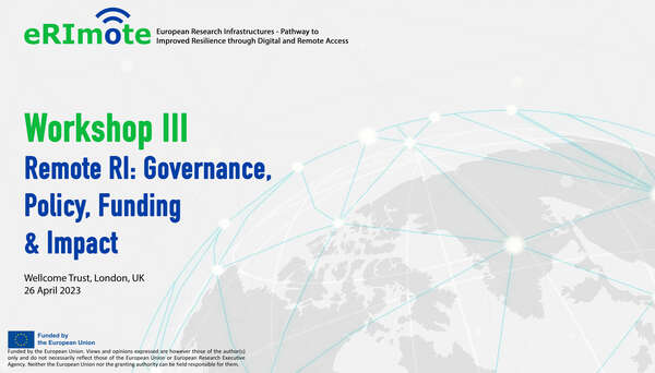 eRImote Workshop on Governance, Policy, Funding, and Impact