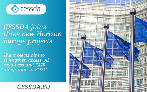 CESSDA joins three new Horizon Europe projects