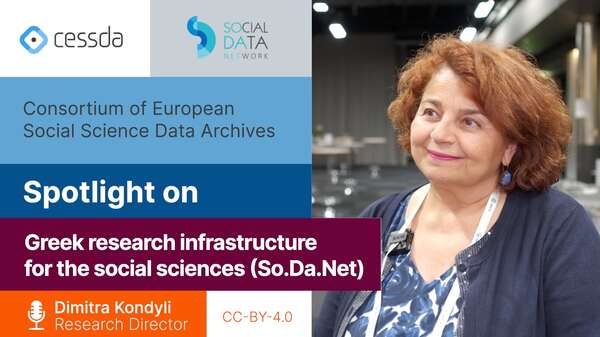 Spotlight on So.Da.Net, the Greek research infrastructure for the social sciences