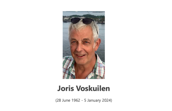 In loving memory of Joris Voskuilen 