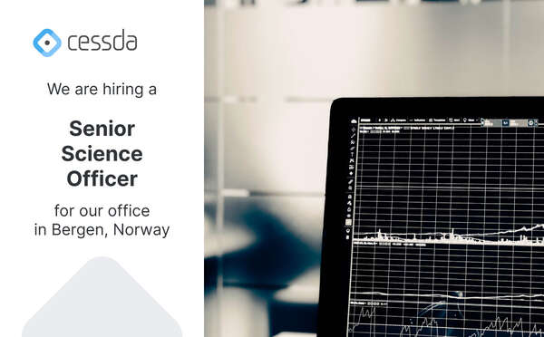 CESSDA is hiring a Senior Science Officer