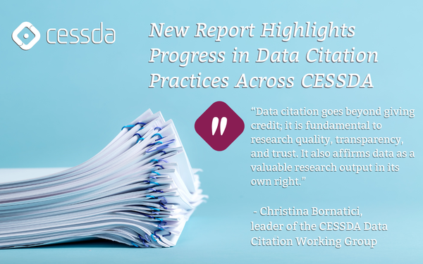 New Report Highlights Progress in Data Citation Practices Across CESSDA