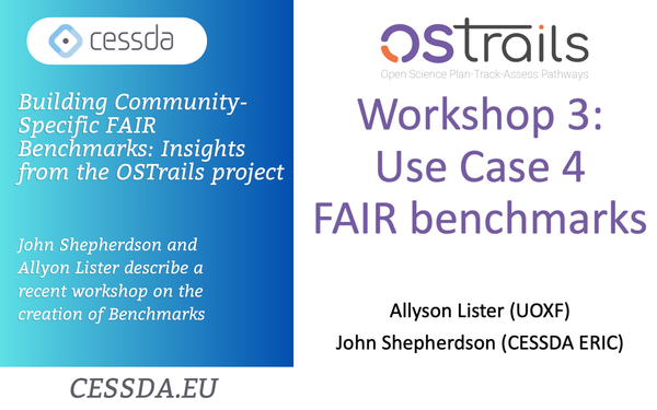 Building Community-Specific FAIR Benchmarks: Insights from the OSTrails 