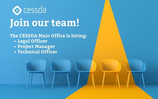 CESSDA Main Office hiring for three positions!