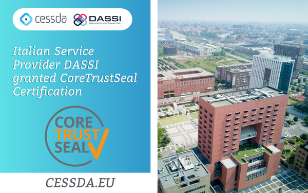 Italian Service Provider DASSI granted CoreTrustSeal Certification