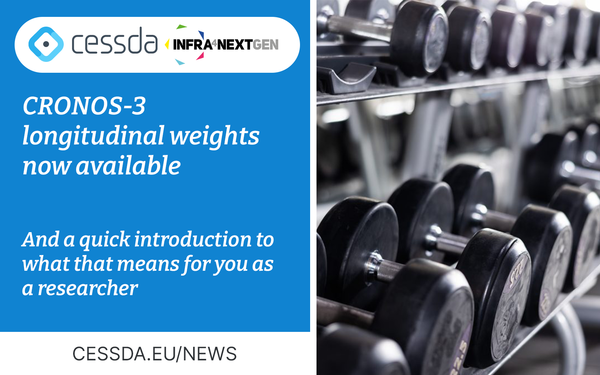 CRONOS-3 longitudinal weights now available