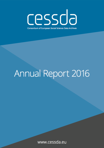 CESSDA Annual Report 2016 published