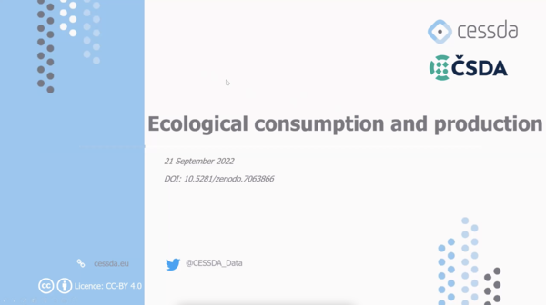Gardening, composting and diet: Data on ecological consumption and production