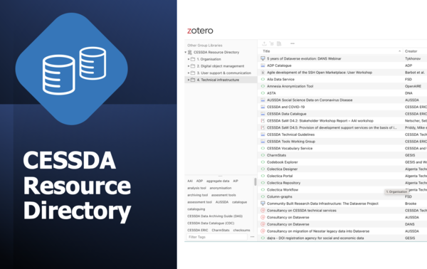CESSDA Resource Directory - an information tool for data archive professionals