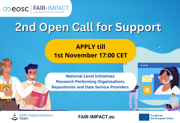 FAIR IMPACT Second Open Call launched!