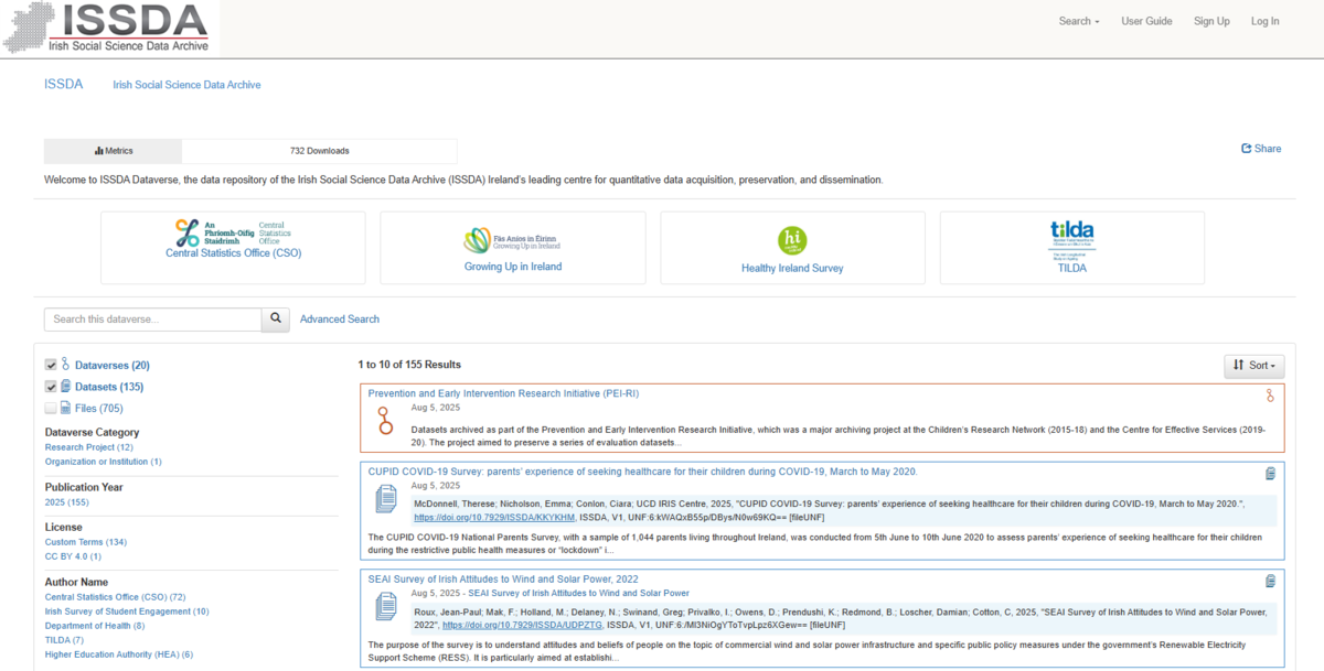 News - ISSDA Launches Dataverse and New Website